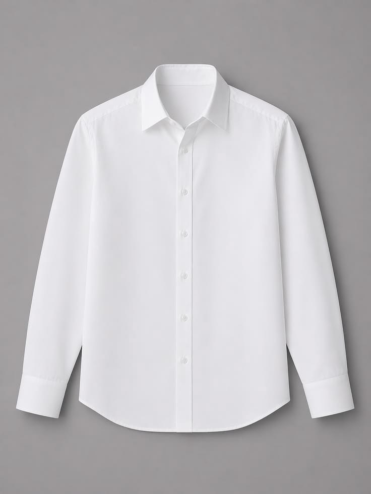 White shirt finishing and presentation